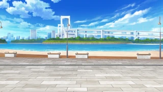 [Background] Road Along the Shore