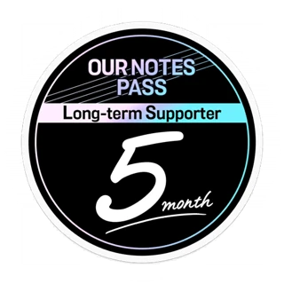 [Sticker] Our Notes Pass - Total Purchases: 5