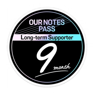 [Sticker] Our Notes Pass - Total Purchases: 9