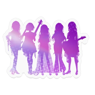 [Sticker] millsage - Silhouette ver.