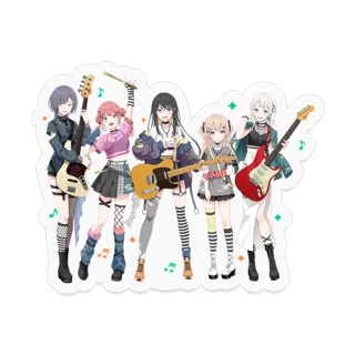 [Sticker] Ikka Dumb Rock! - Group Illustration ver.