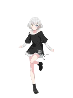 [ステッカー]要 楽奈 私服ver.
