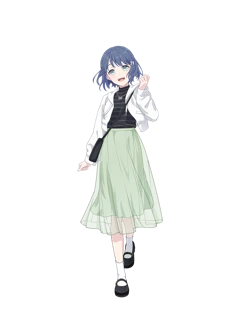 [ステッカー]浜崎 まほろ 私服ver.
