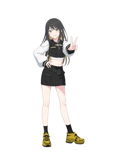 [ステッカー]須賀 蕾叶 私服ver.