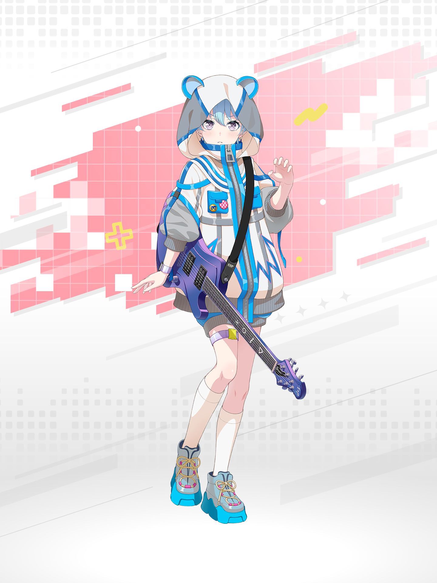峰月 律｜クマフードの優等生 Member card original art