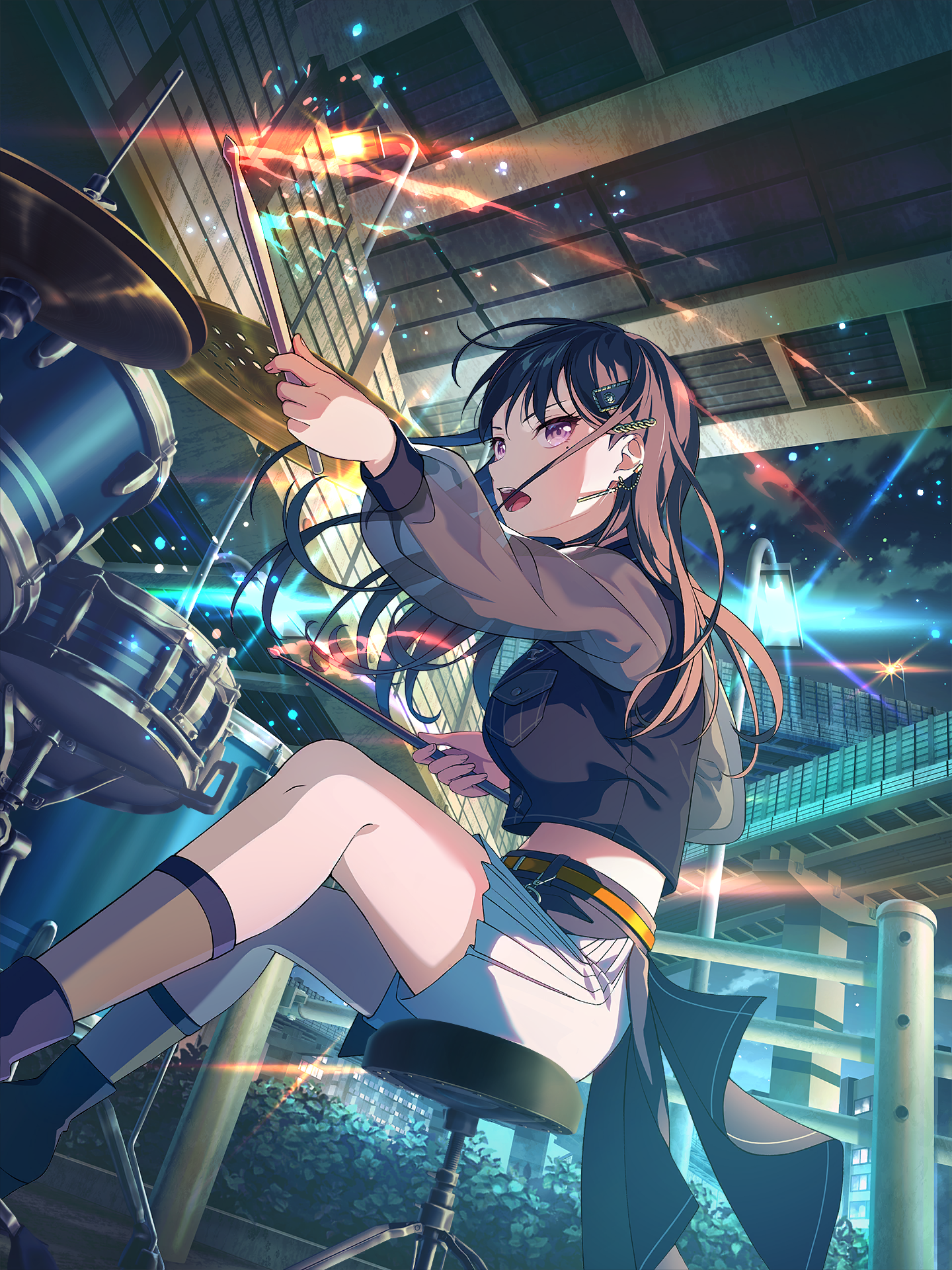 椎名 立希｜守りたい鼓動 Member card original art