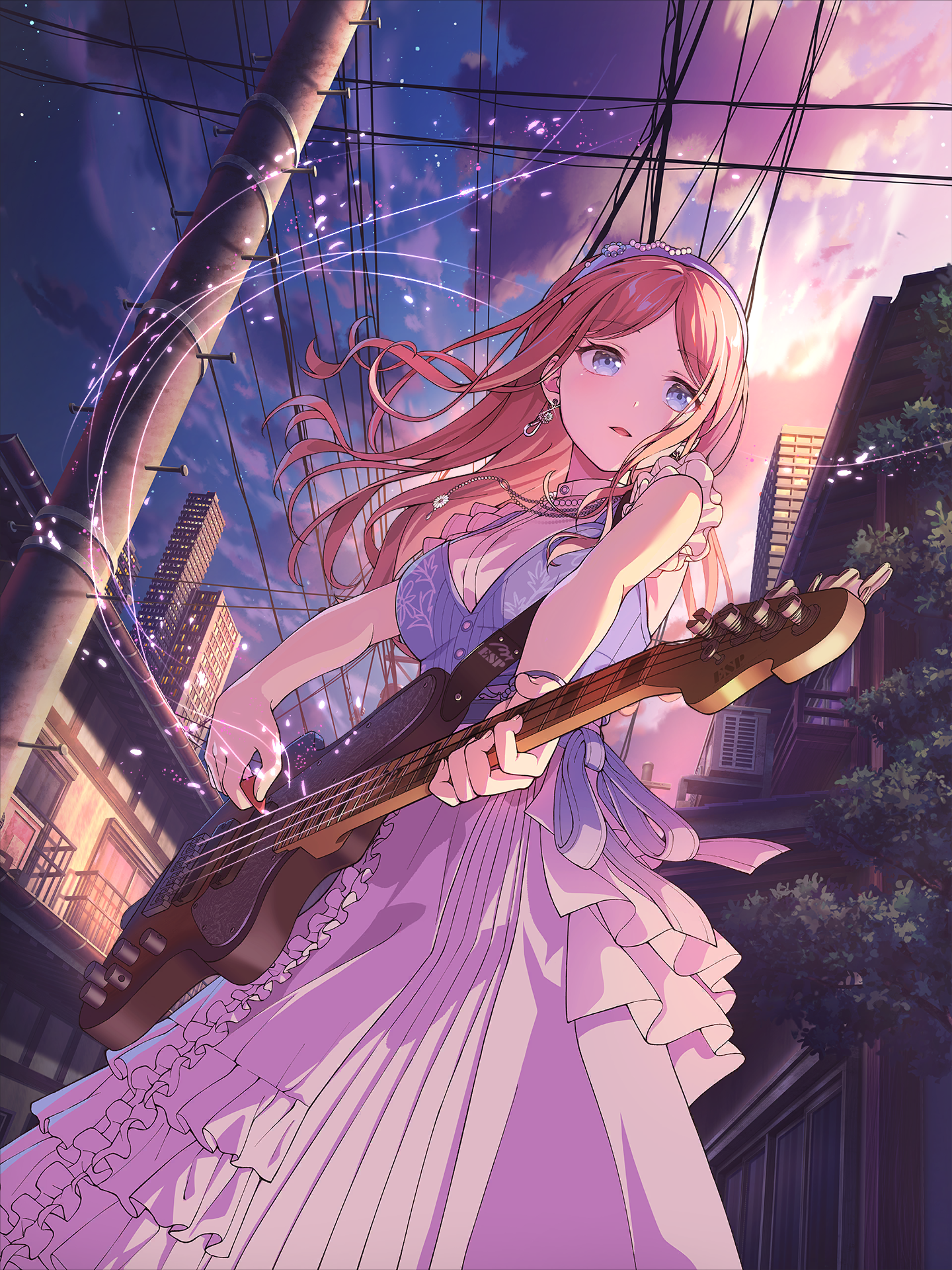 長崎 そよ｜夕映えに編む軌跡 Member card original art