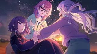 ののか&都子&ユノ｜夜の海と焚き火と青春と Snap