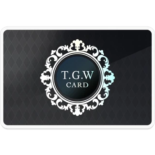 [Sticker] T.G.W CARD RANK BLACK