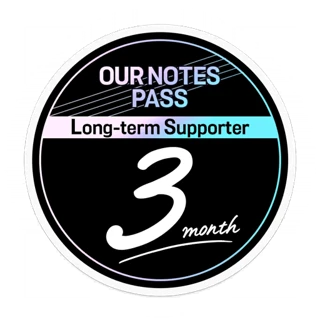 [Sticker] Our Notes Pass - Total Purchases: 3