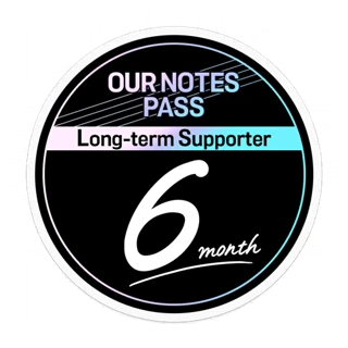 [Sticker] Our Notes Pass - Total Purchases: 6