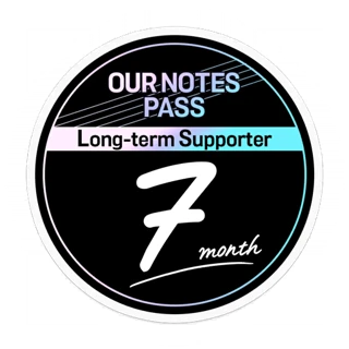 [Sticker] Our Notes Pass - Total Purchases: 7