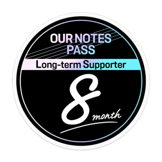 [Sticker] Our Notes Pass - Total Purchases: 8