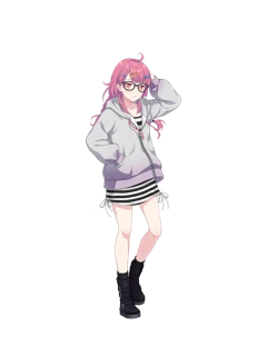 [Sticker] Yuno Sengoku - Casual Outfit ver.
