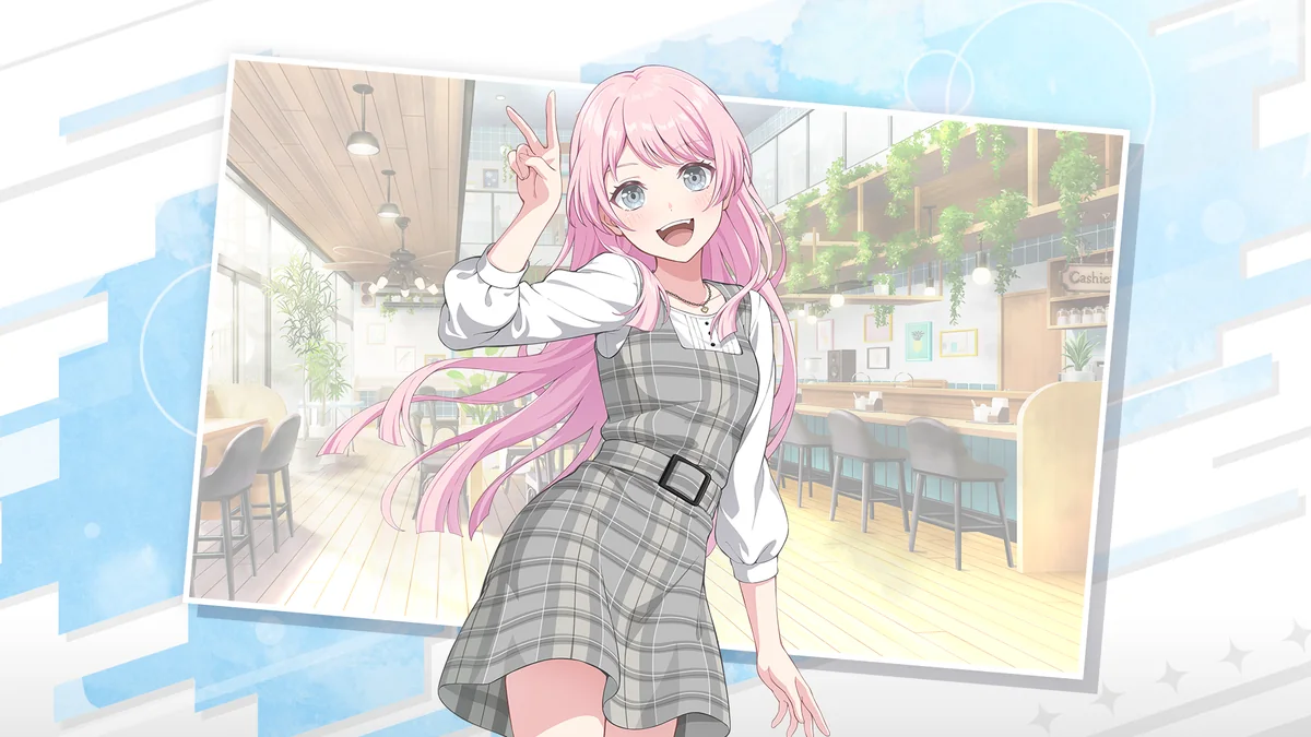 千早 愛音｜かわいさ全開♡ · 支援卡资源预览